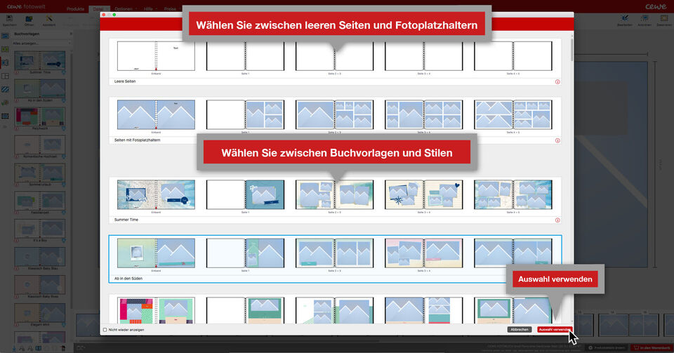 Neuheiten der CEWE Fotowelt Software 7.0